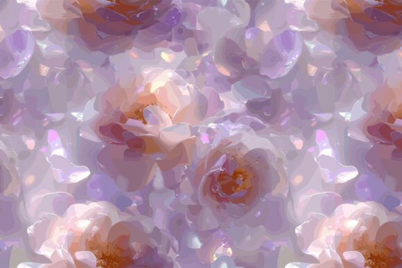 Abstract Ethereal Dreamy Floral Pattern2: A Versatile Design for Creative Projects