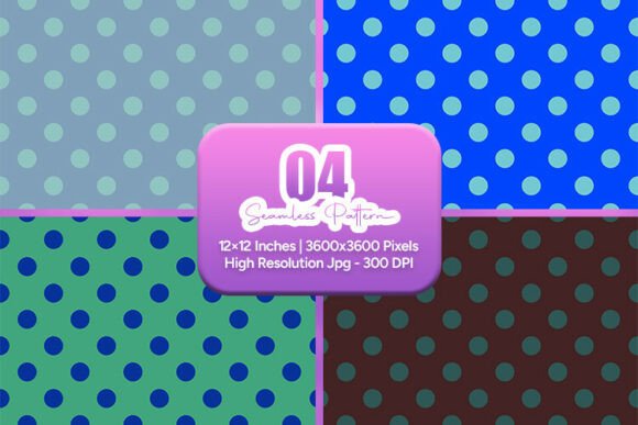 Blue Polka Dot Seamless Pattern: A Versatile Design for Creative Projects