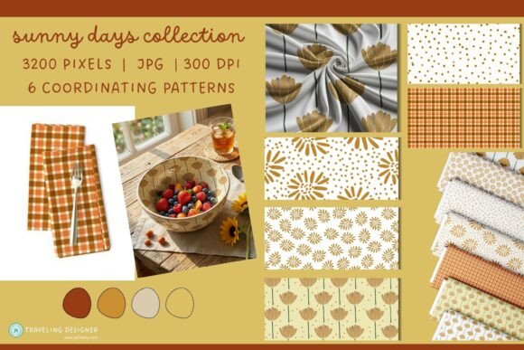 Boho Floral Geometric Pattern Pack
