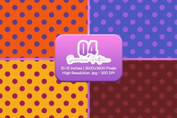 Bright Polka Dot Seamless Pattern: A Vibrant Addition to Modern Design