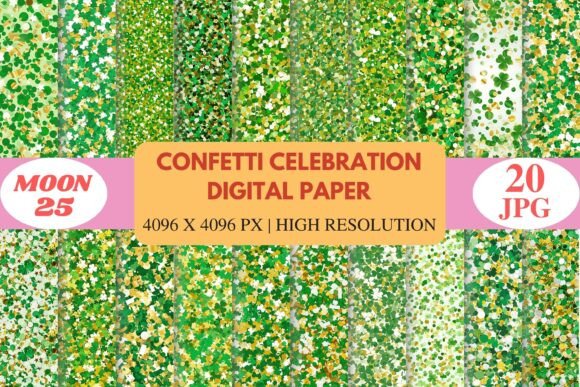 Confetti Celebration Digital Paper