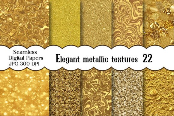 Elegant Metallic Textures Papers: Elevate Your Designs with Timeless Glamour