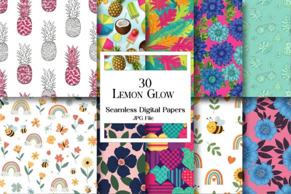 Lemon Glow Summer Papers