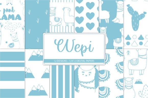 Llama Digital Papers: Creative Inspiration for Modern Crafting