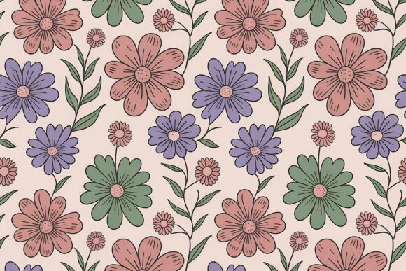 Pastel Ditsy Flowers Pattern: A Delightful Celebration of Spring