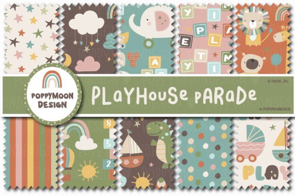 Playhouse Paper Set: A Creative Resource for Every Project