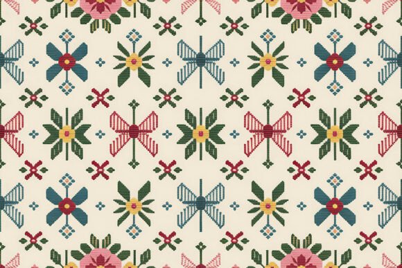 Scandinavian Folk Art Digital Paper: A Unique Blend of Tradition and Modern Design