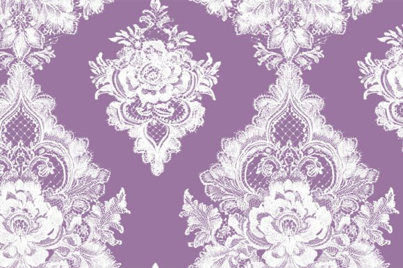 Seamless Pattern 3 Vintage Lace Ornament