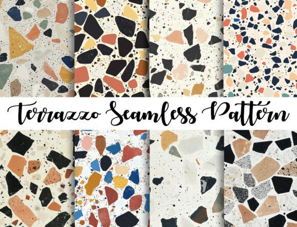 Terrazzo Seamless Texture Pattern: A Modern Design Resource